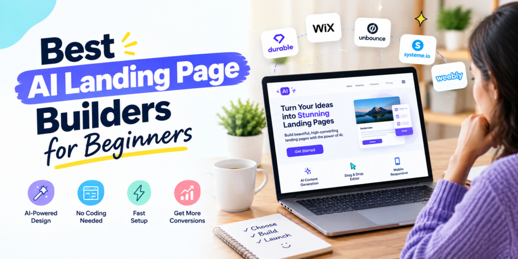 Best AI Landing Page Builders for Beginners