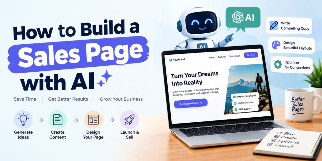 Build a Sales Page With AI