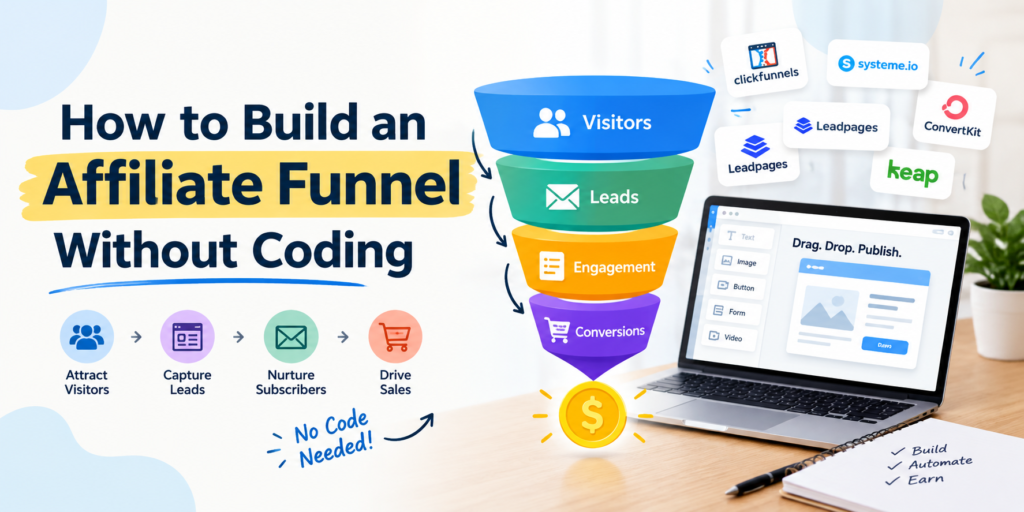 How to Build an Affiliate Funnel Without Coding