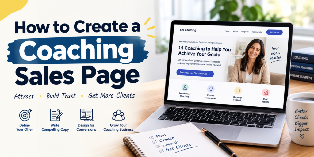 How to Create a Coaching Sales Page