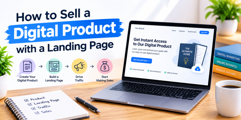 How to Sell a Digital Product With a Landing Page